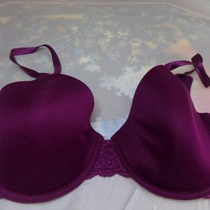 Women's Purple Padded Bra Size 40D